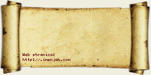 Mia Đinđić vizit kartica